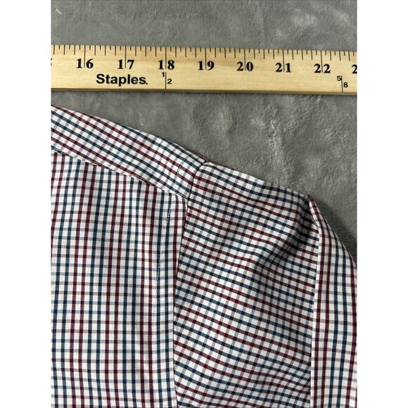 Paul Fredrick Non-Iron Men's Oxford Flip Cuff Size 16 1/2-33 - Picture 11 of 13